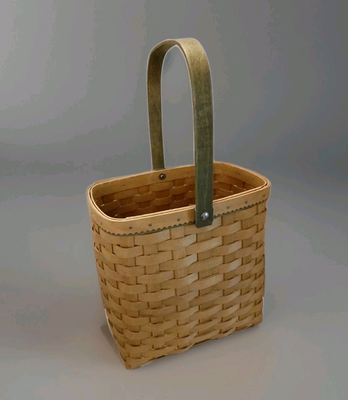 Vintage Longaberger Basket 2003 Autumn Tote Discontinued Basket Only