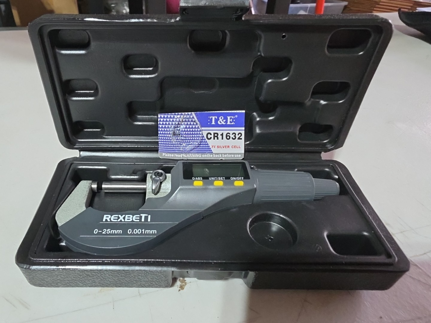 REXBETI Digital Micrometer, Professional Inch/Metric Measuring Tools