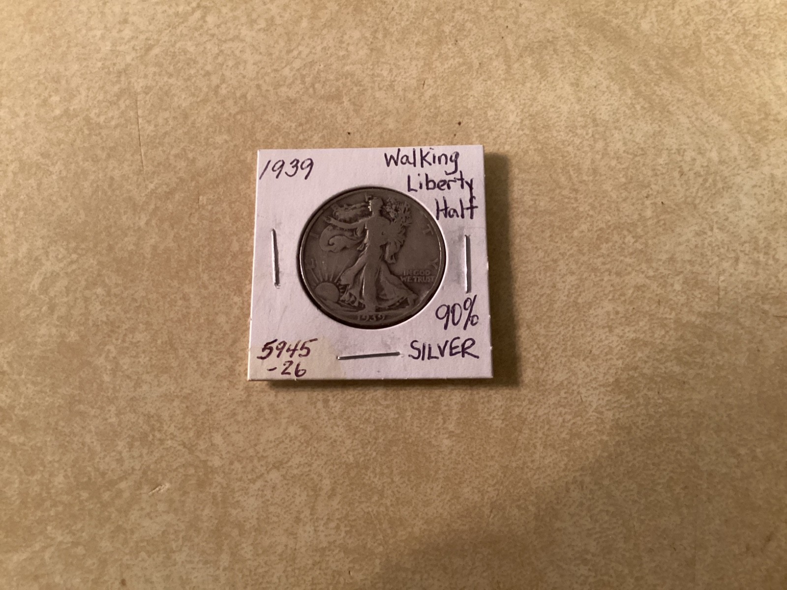 1939 WALKING LIBERTY HALF DOLLAR SILVER COIN