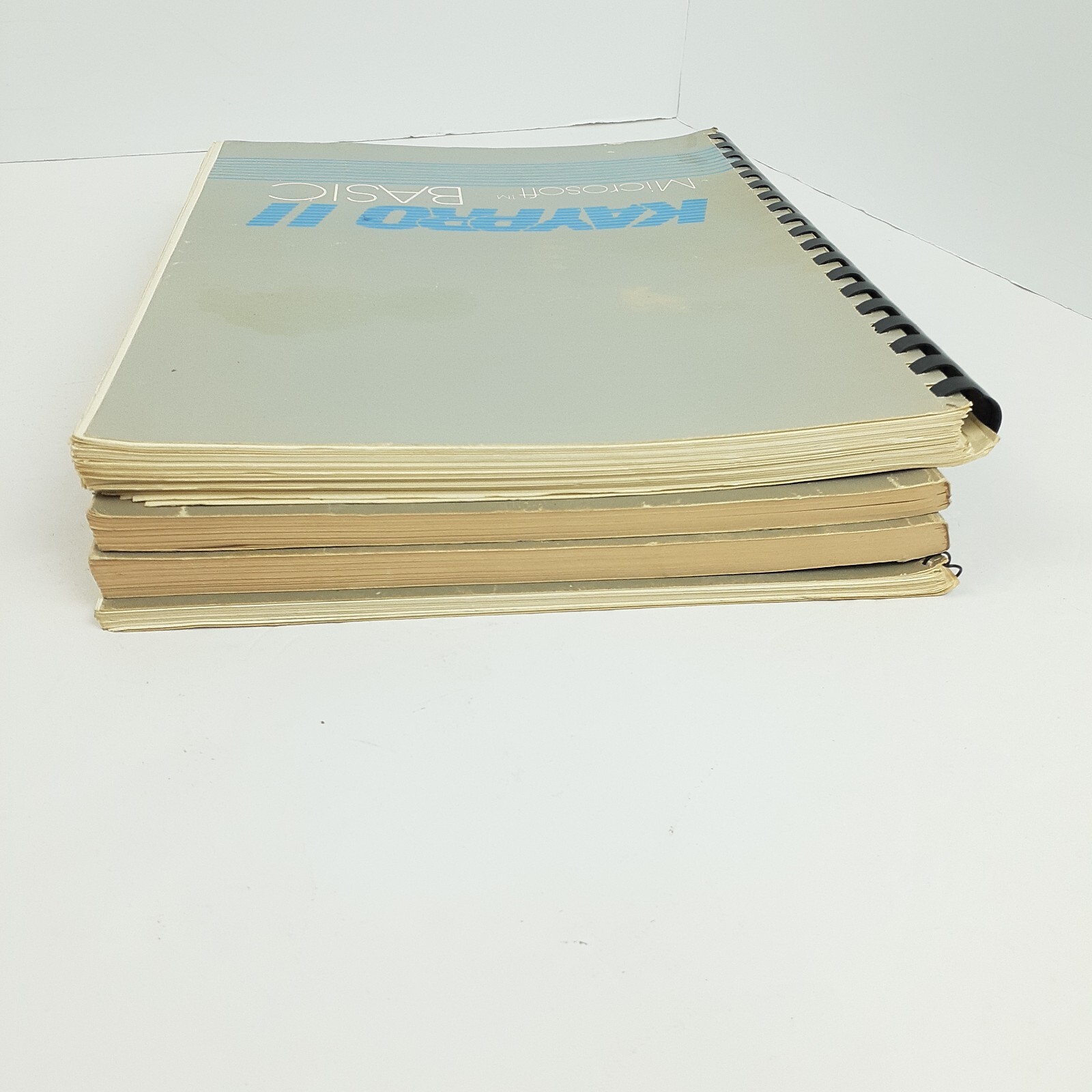 Lot of 4 KAYPRO II Users Guide Manuals Microsoft Basic S-Basic Select Profitplan