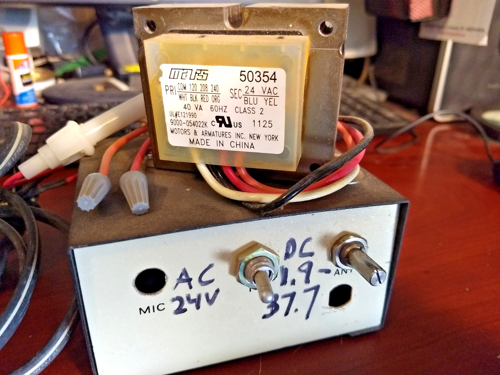 Nice Little Ham Radio Power Supply Device Home made with MARS 50354 Transformer
