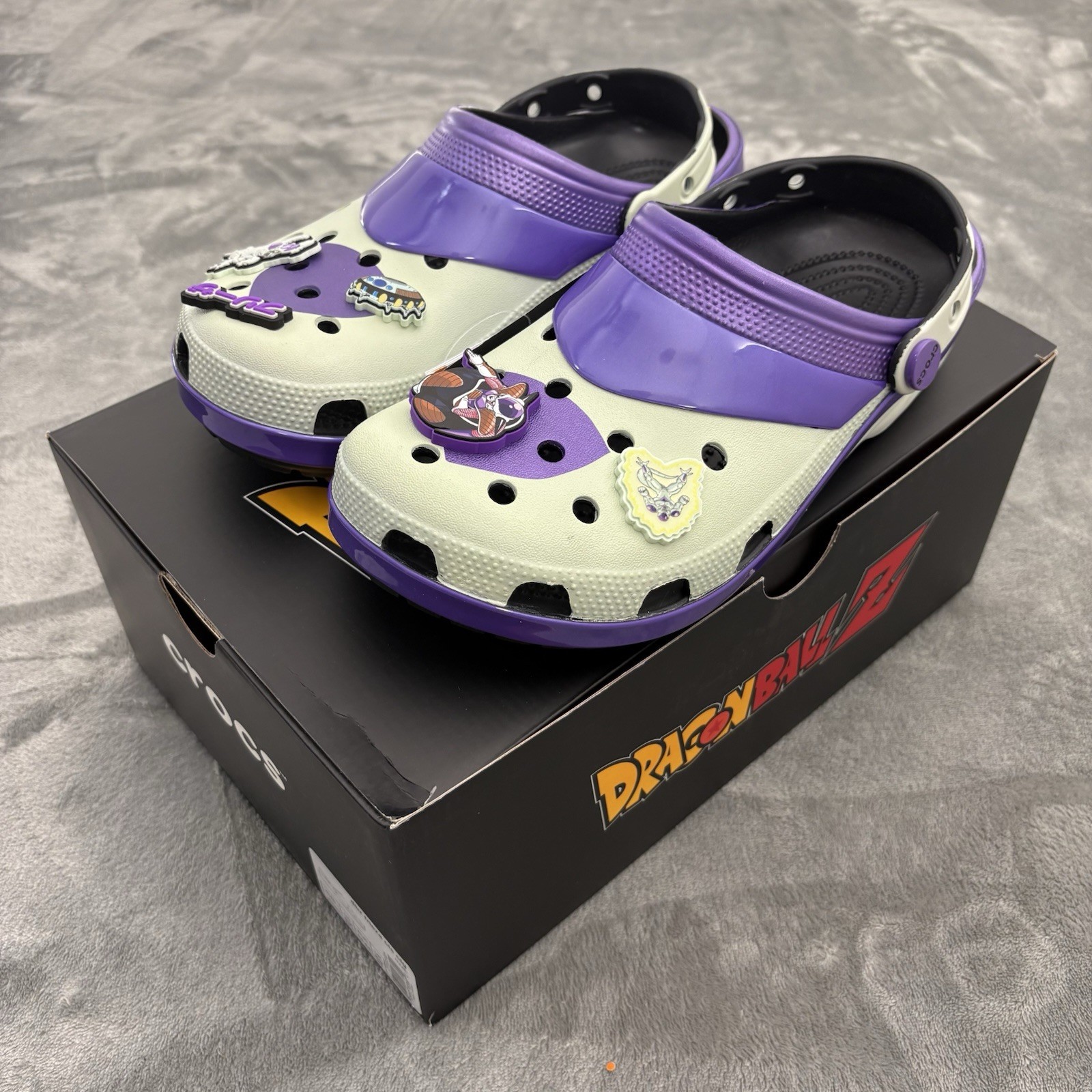 Crocs x Dragon Ball Z DBZ Frieza Classic Clogs Mens 9 Womens 11 Sandals Shoes