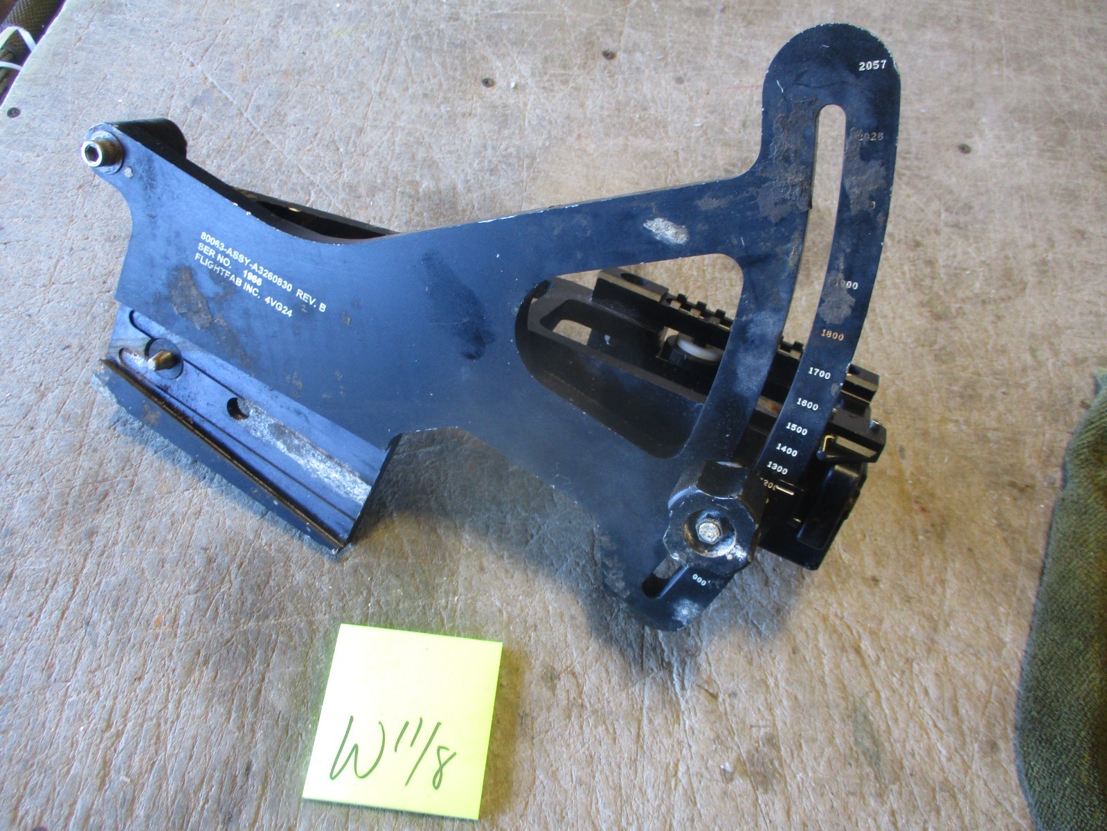NOS MK19 Elevation Sight, Clamp-on Style, *CORROSION*