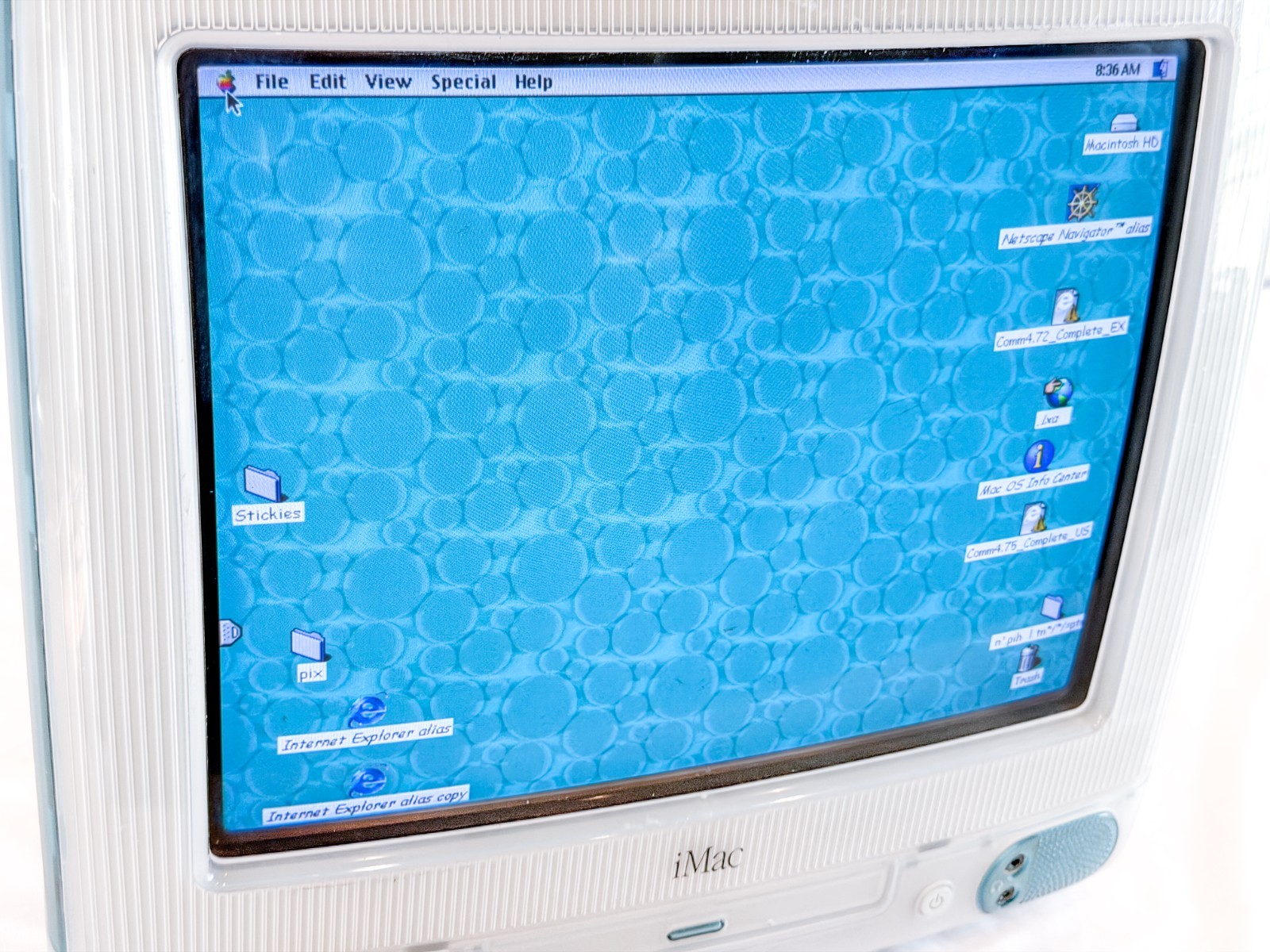 Apple iMac G3 Bondi Blue WORKING Good condition