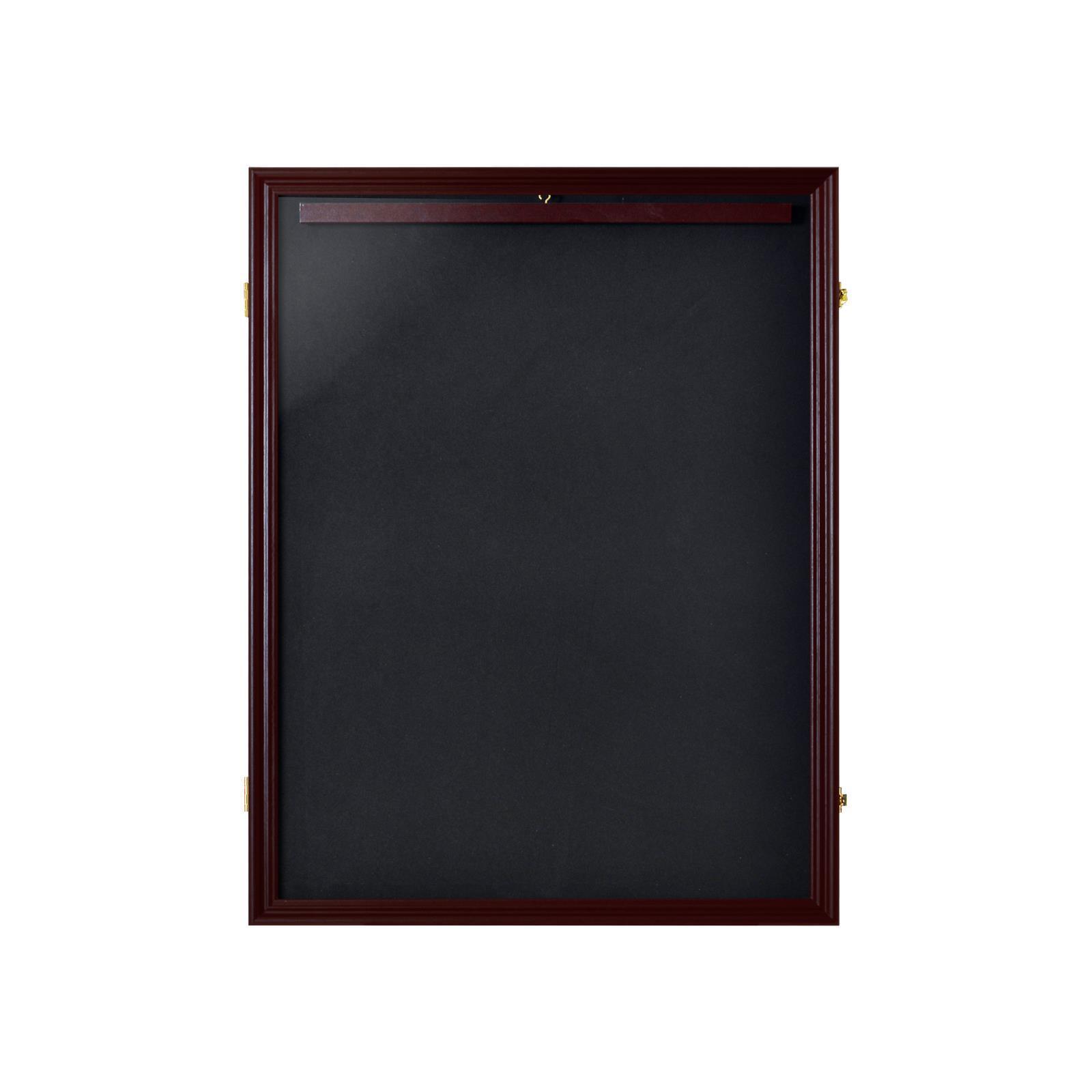 PRO UV Jersey Display Frame Shadow Box Lockable Wall Mount Option for Football
