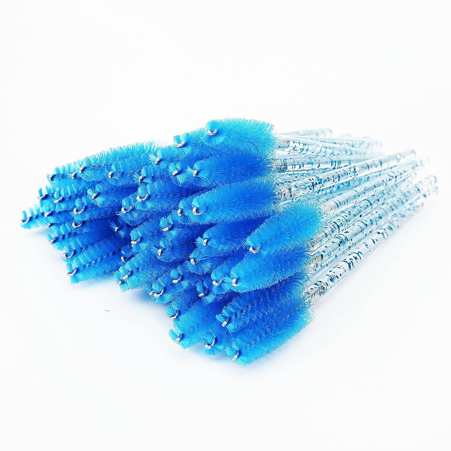 I-Laesh 100 Pcs Crystal Eyelash Brush Mascara Wands Disposable Eyebrow/Lash Brus