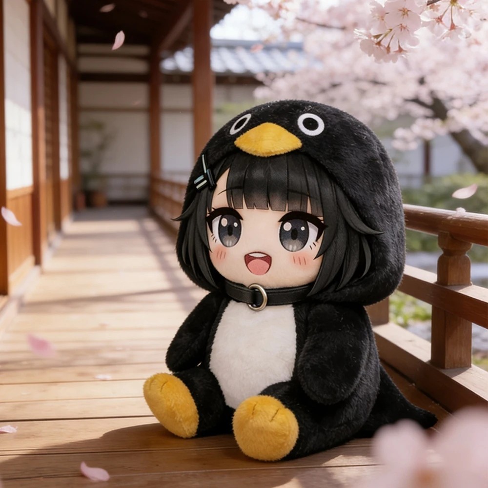 New Gugu-Gaga Plush Doll 25cm Penguin Gugugaga Plush Hot Meme Peripheral
