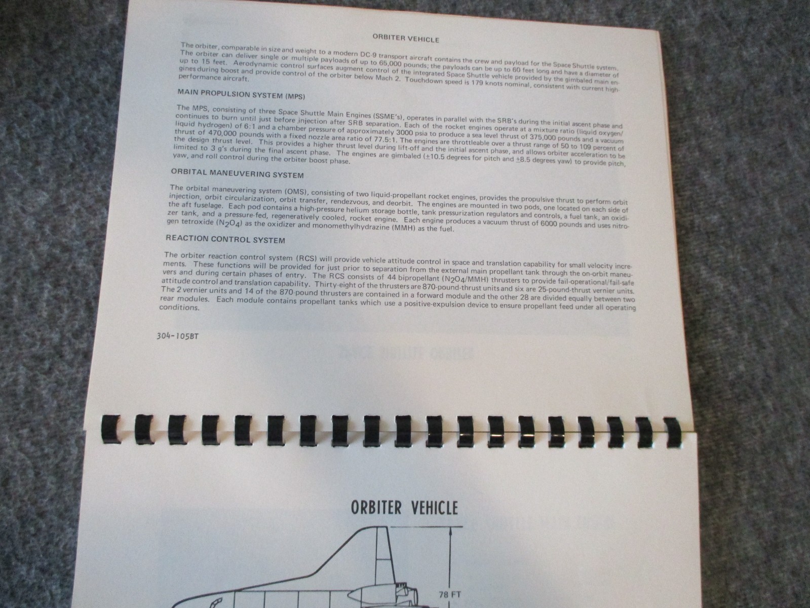 NASA/ROCKETDYNE SPACE SHUTTLE MAIN ENGINE "SSME" DESIGN FEATURES 1975 BOOK
