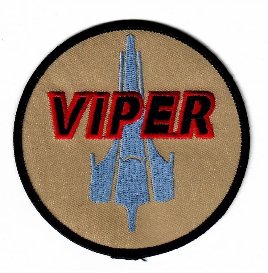 Battlestar Galactica Viper Pilots Screen Accurate Shoulder Patch -new