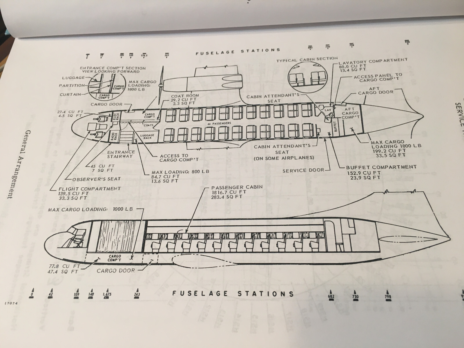 Convair 340-R4Y Service Training Study Guide Manual