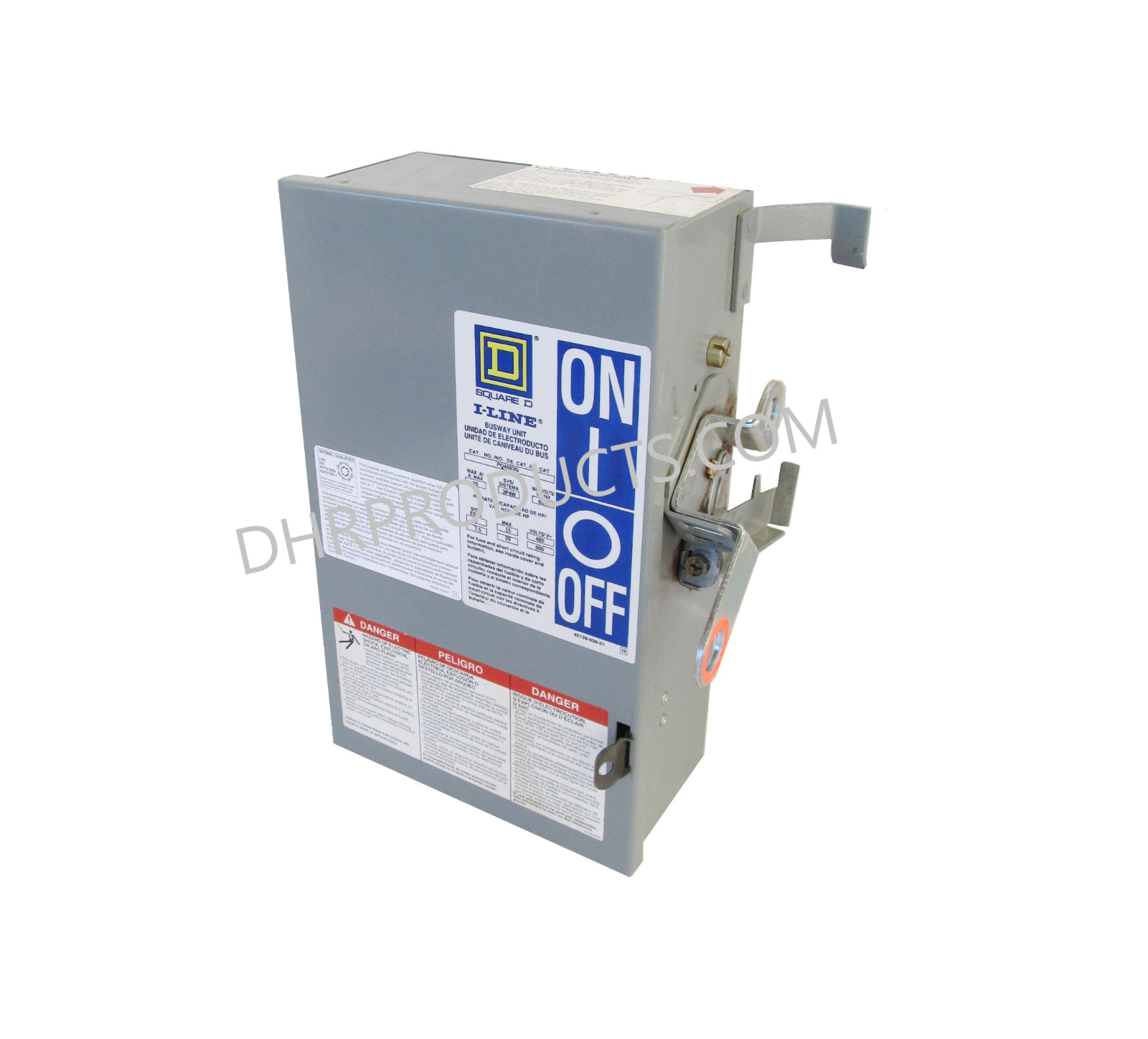SQUARE D PQ3606G 60 AMP 600 VOLT 3P3W FUSIBLE BUSWAY SWITCH BUS PLUG