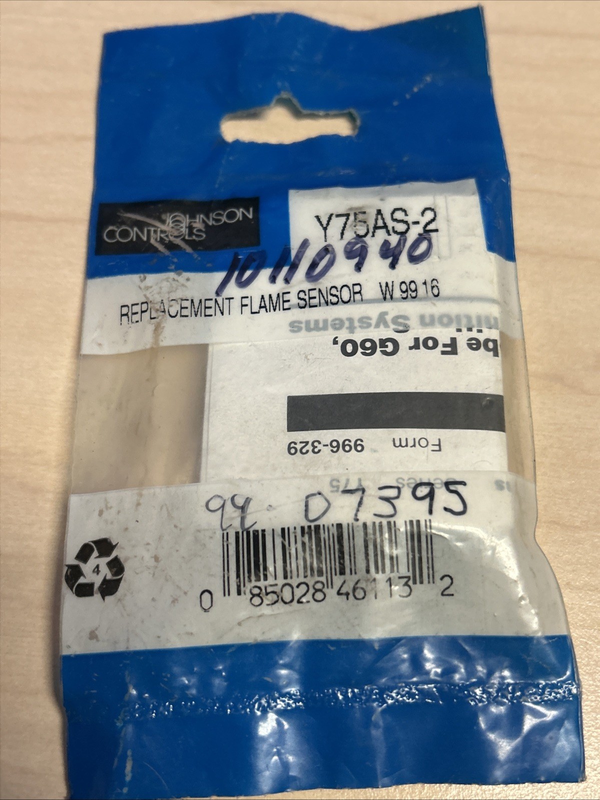 NEW Johnson Controls Y75AS-2 W9849 Replacement Flame Sensor (Pack of 2)