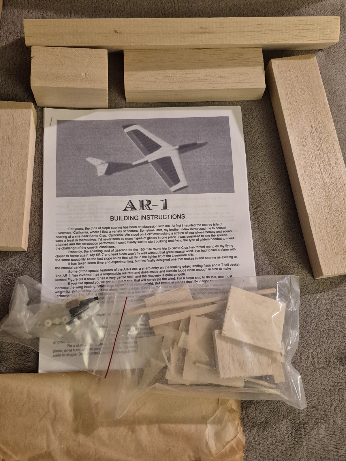 AR-1 (Freedom) RC Slope Glider New-Other  74"ws X 40"L NEW-Contents   OTHER-Box