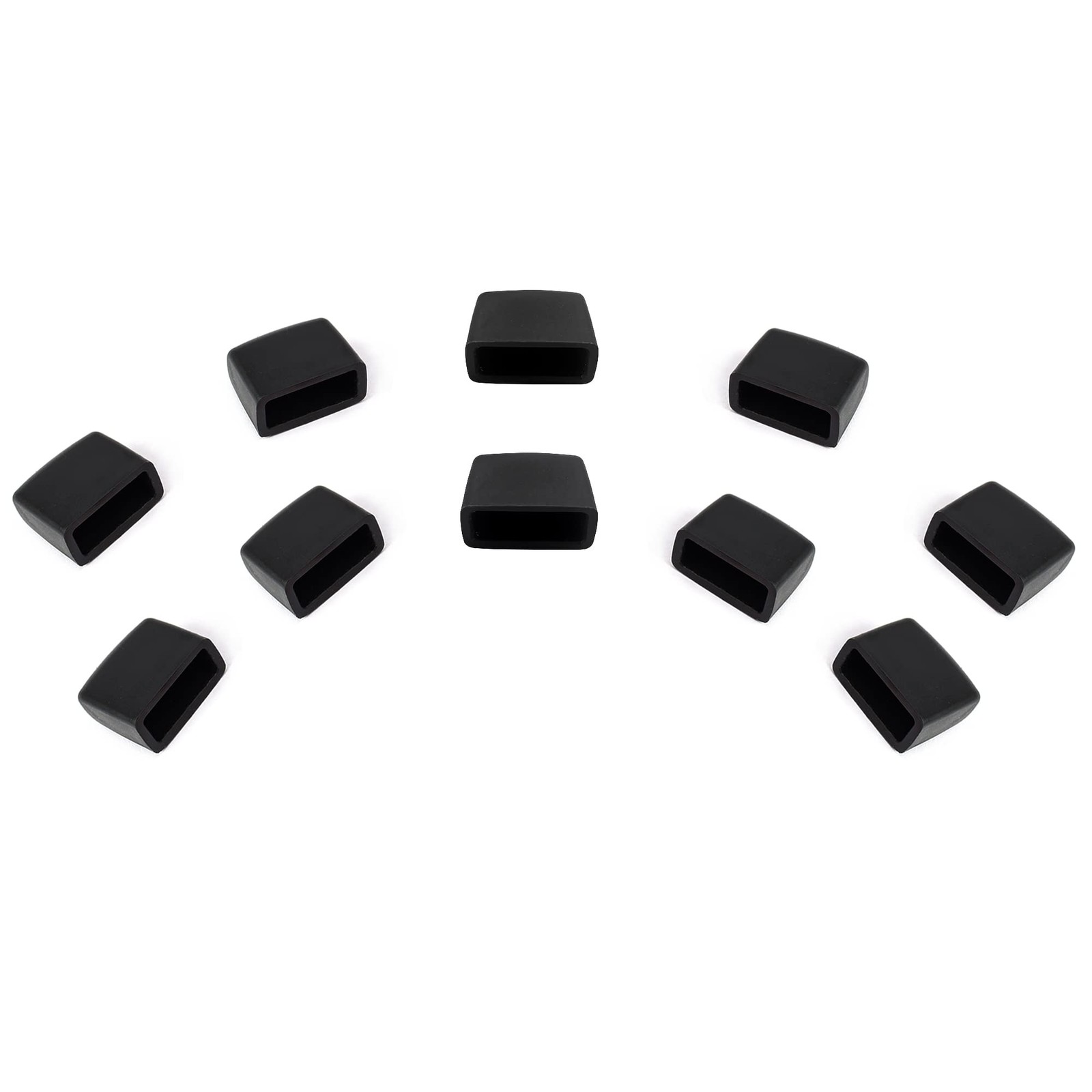 10 PC ABS End Caps for ABS Plastic Socket Rails- ABS Plastic Rail Organizer R...