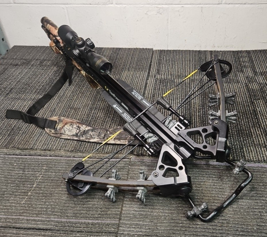 TenPoint Stealth SS Crossbow with Scope, Quiver, 7 Arrows, Soft & Hard Cases