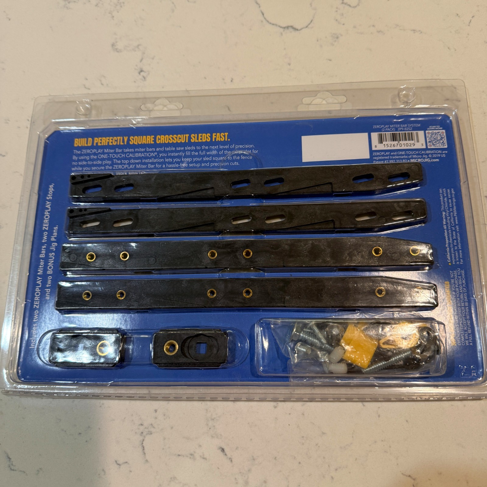 Micro Jig ZeroPlay Miter Bars ZP9-B2S2 (Double Pack)