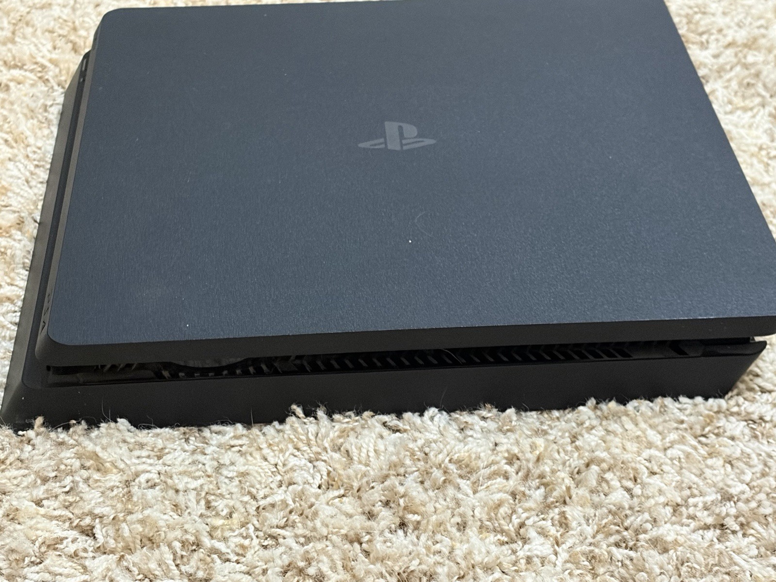 Sony PlayStation 4 PS4 Slim 1TB Jet Black Console With Controller Tested Working