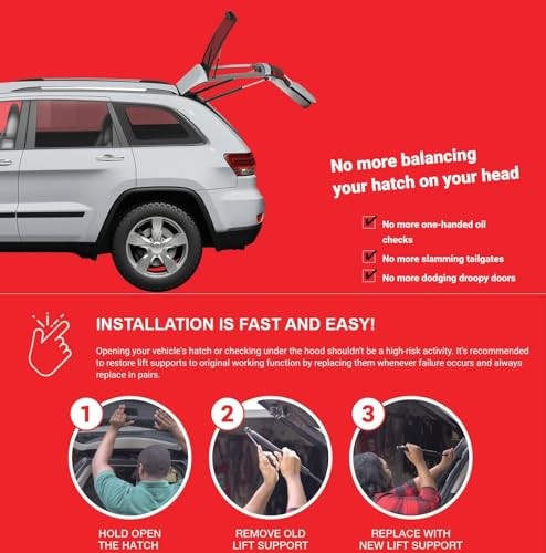 2pcs 24.49 in Rear Back LIFTGATE Lift Support E83 Body Code Replacement for