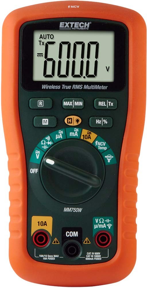 Extech Datalogging Cat IV True RMS Multimeter with 56.04 cubic inches, Orange