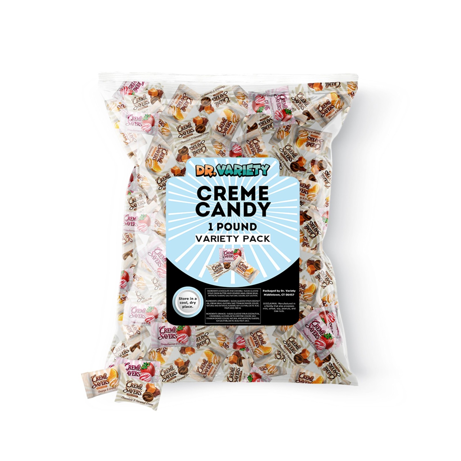 Creme Savers Variety Pack - Chocolate & Caramel., Strawberry, Orange & Creme ...
