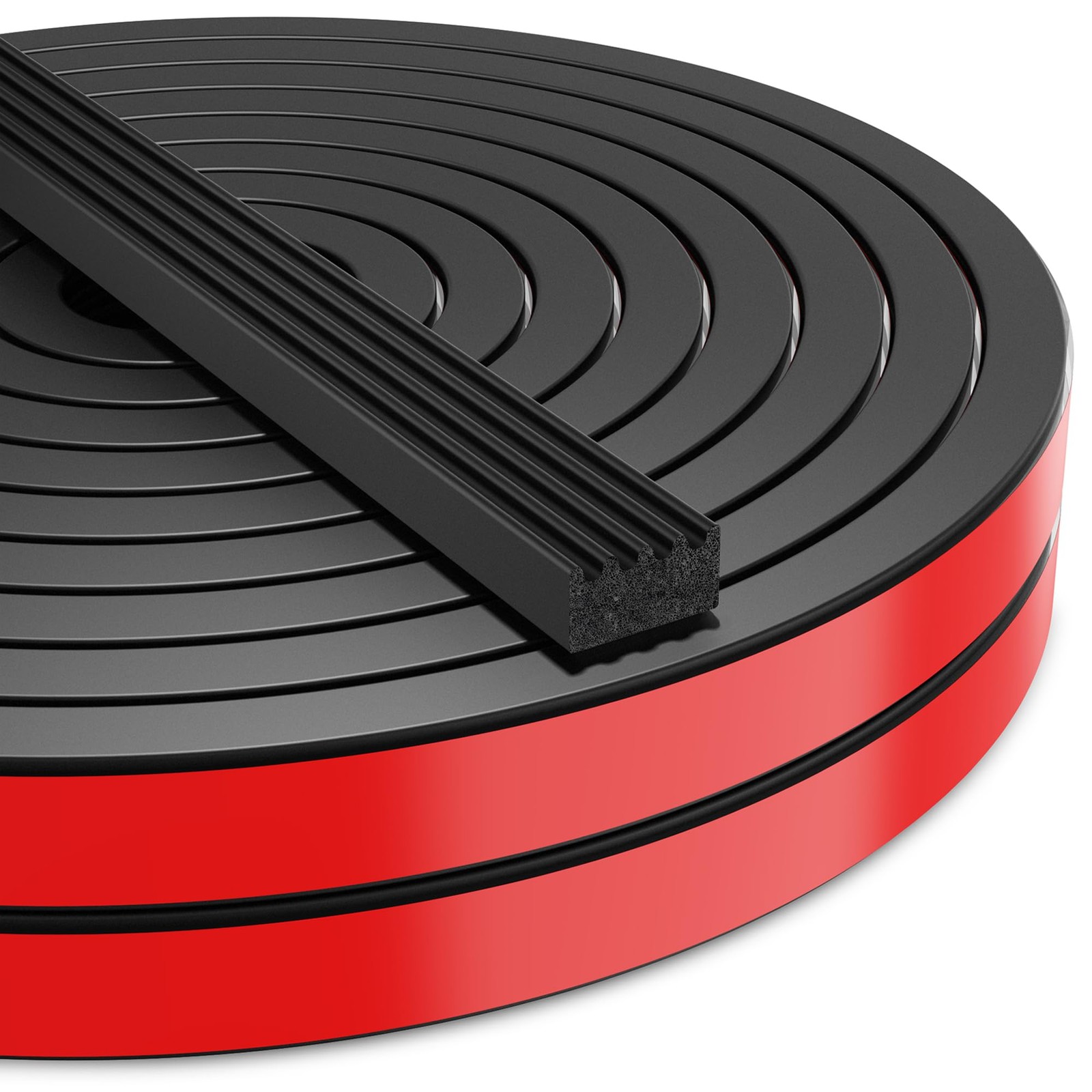 UIOCSSC 26Ft EPDM Rubber Weather Stripping Foam RV Door Seal Self-Adhesive Ma