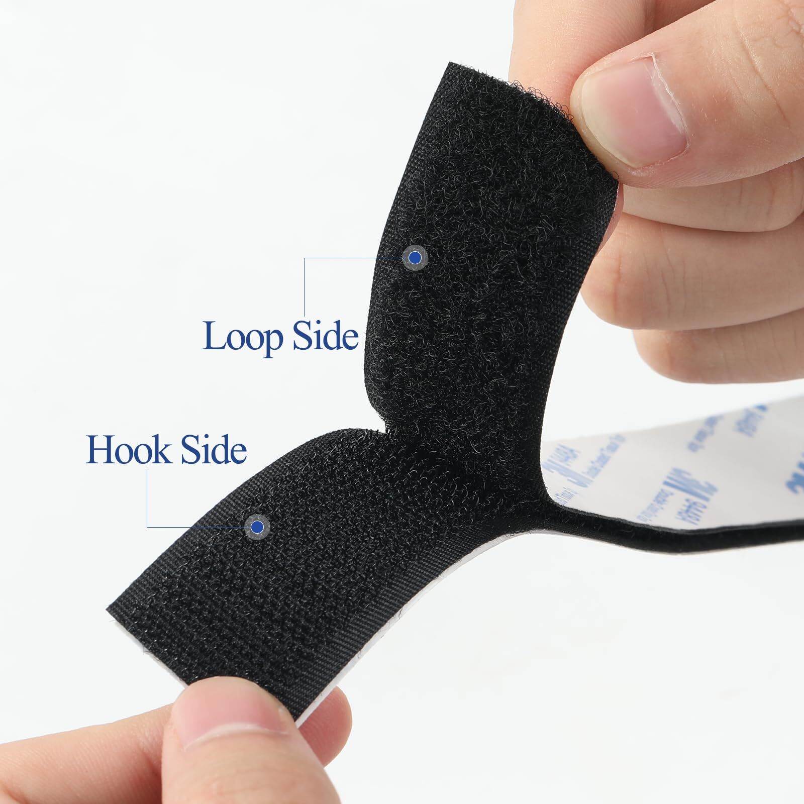 3M Hook and Loop Self Adhesive Tape Heavy Duty Adhesion Strip for Home, Office
