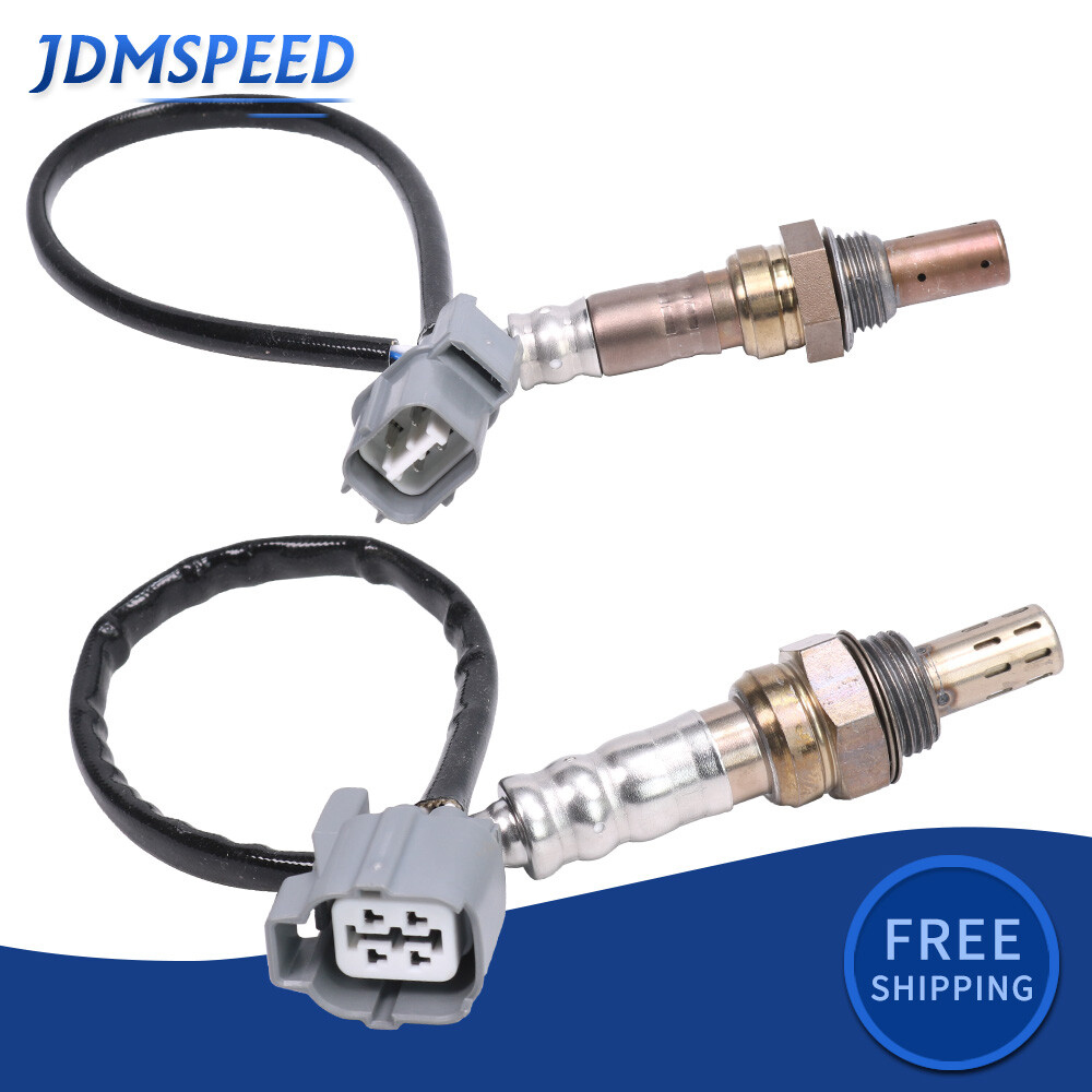 2PCS Upstream & Downstream O2 Oxygen Sensors For 2002-2004 Honda CR-V 2.4L CRV