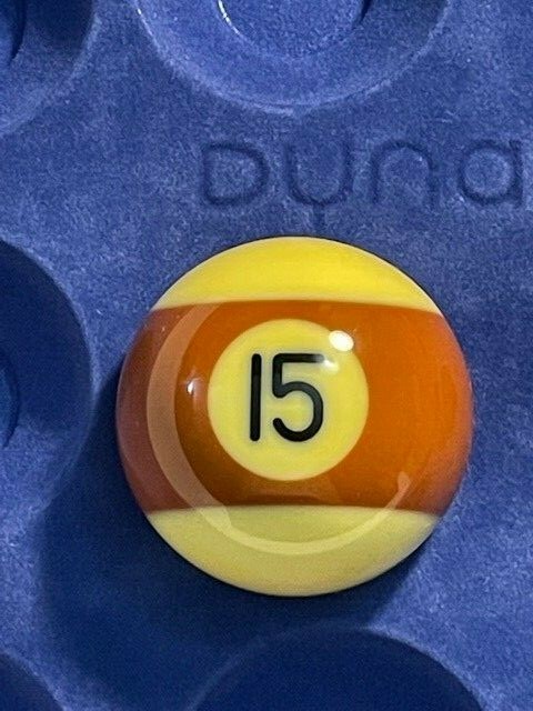 Replacement Dynasphere Gold 15 Pool Ball