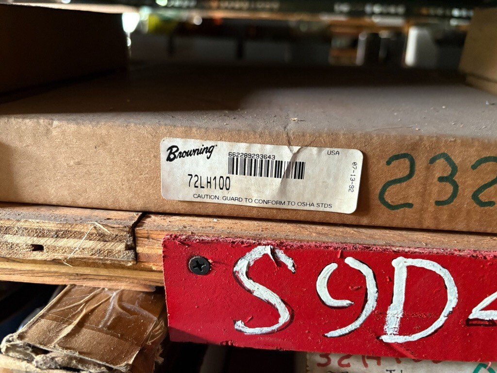 72LH100 Browning gearbelt pulley