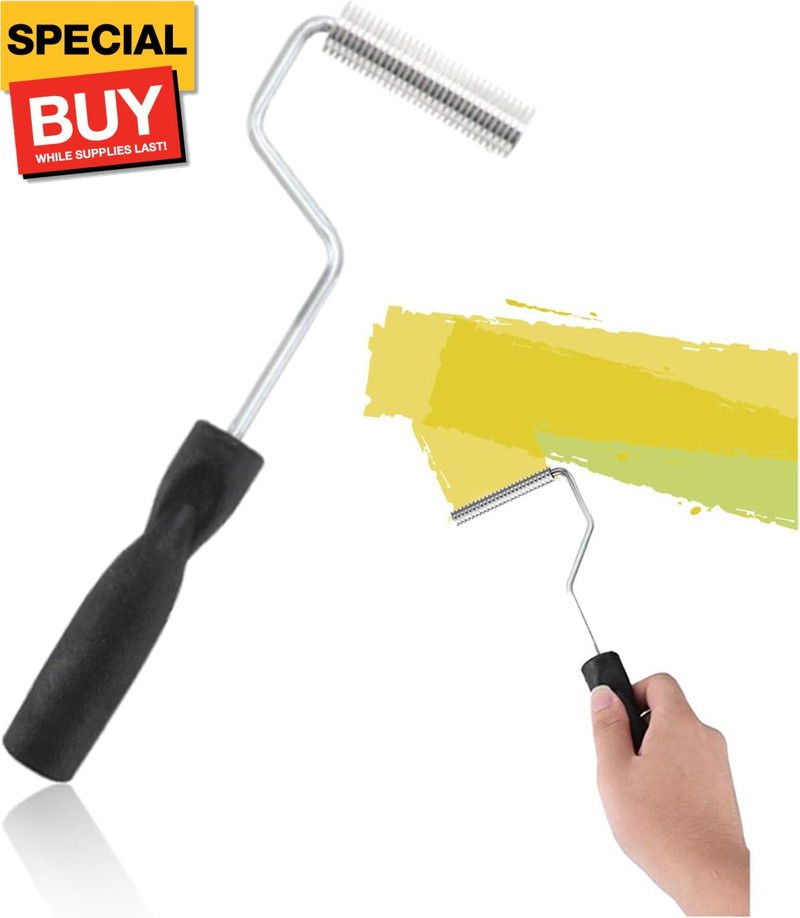 Fiberglass Roller Kit Bubble Paddle Tool Aluminum Head for Mold Resin Composite