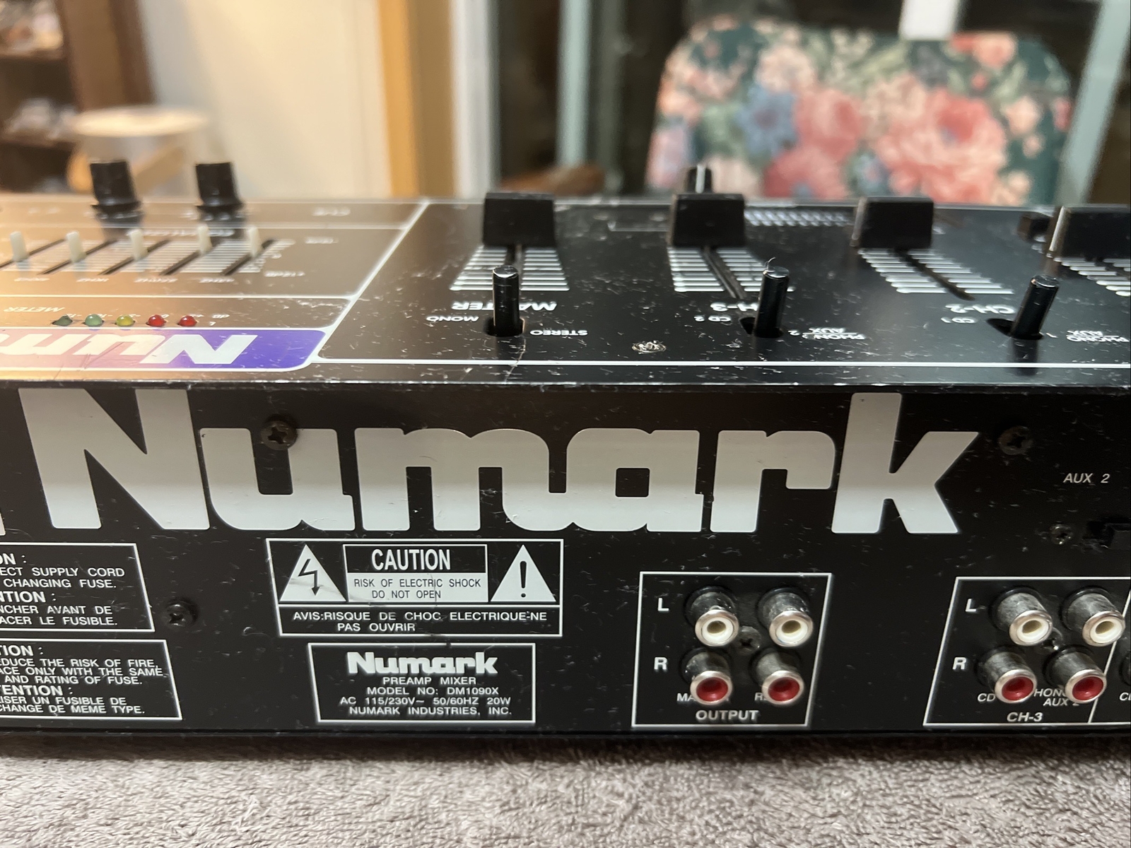 Numark DM1090X Preamp Mixer
