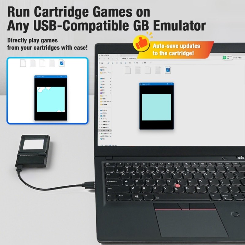 Game Cartridge Reader Backup Device High Speed Transfer Backup Files