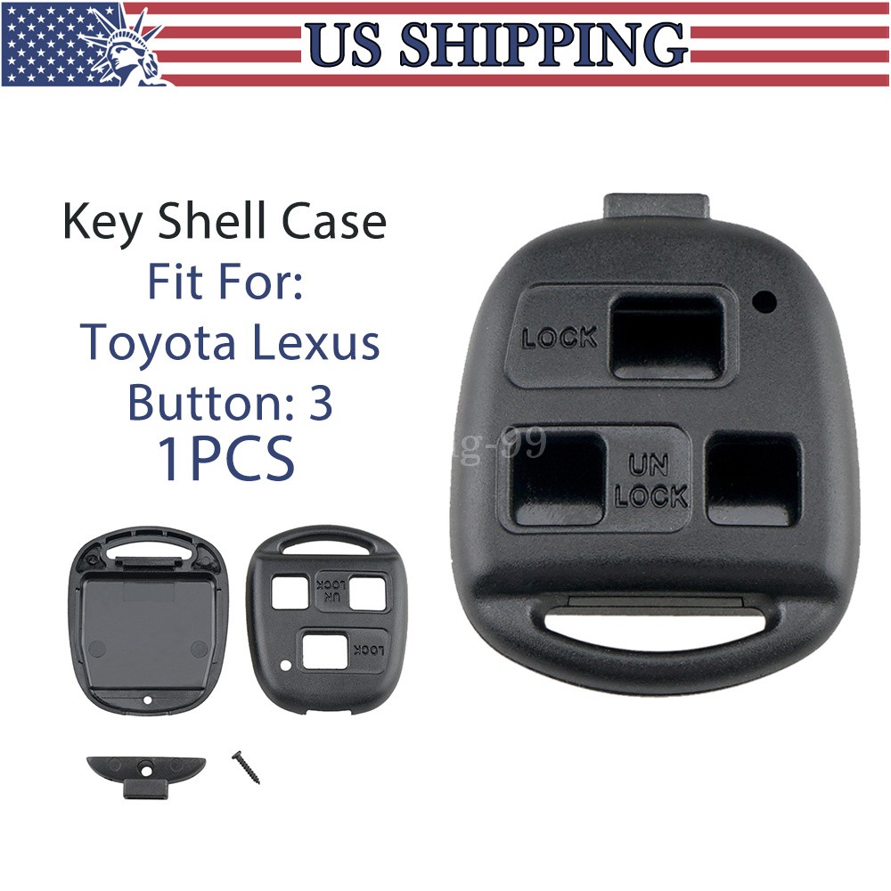For 2007 2008 2009 Lexus RX350 Remote Car Key Shell Fob Case Without Blade DIY