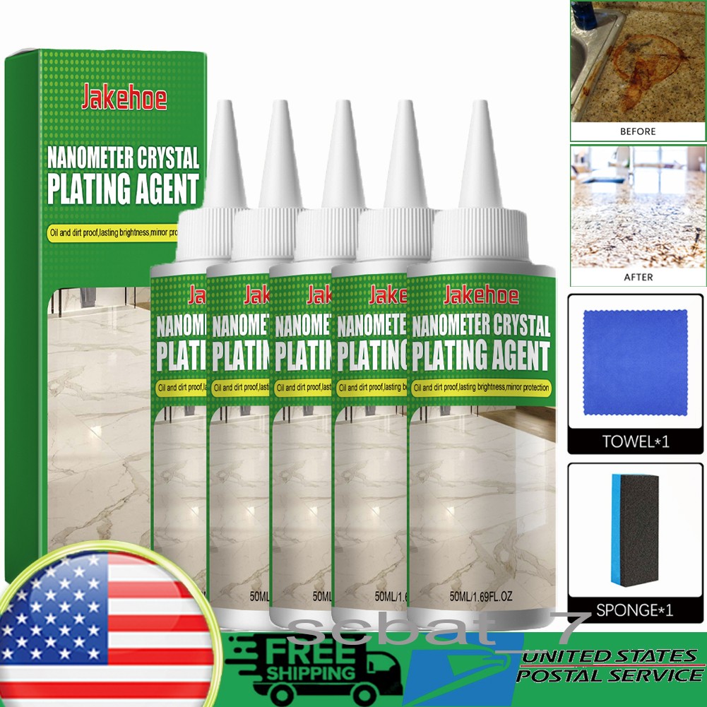 1~5x Nano Crystal Coating Agent Polishing Cleaning for Tile & Furniture