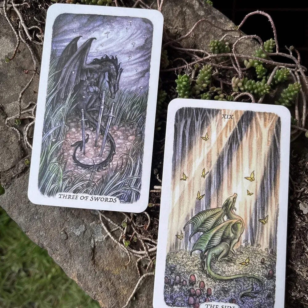 79 Card Embers & Ash Tarot Oracle Deck Standard Size 12x7cm Beginner Divination