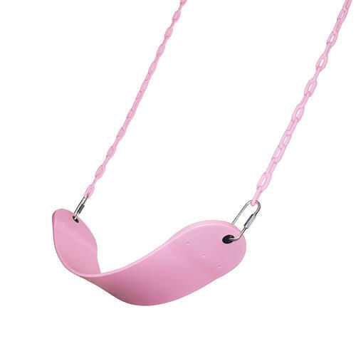 1 NEW PINK Swing Set Seat Durable Vinyl Coated Chains 120lb Capacity Playground