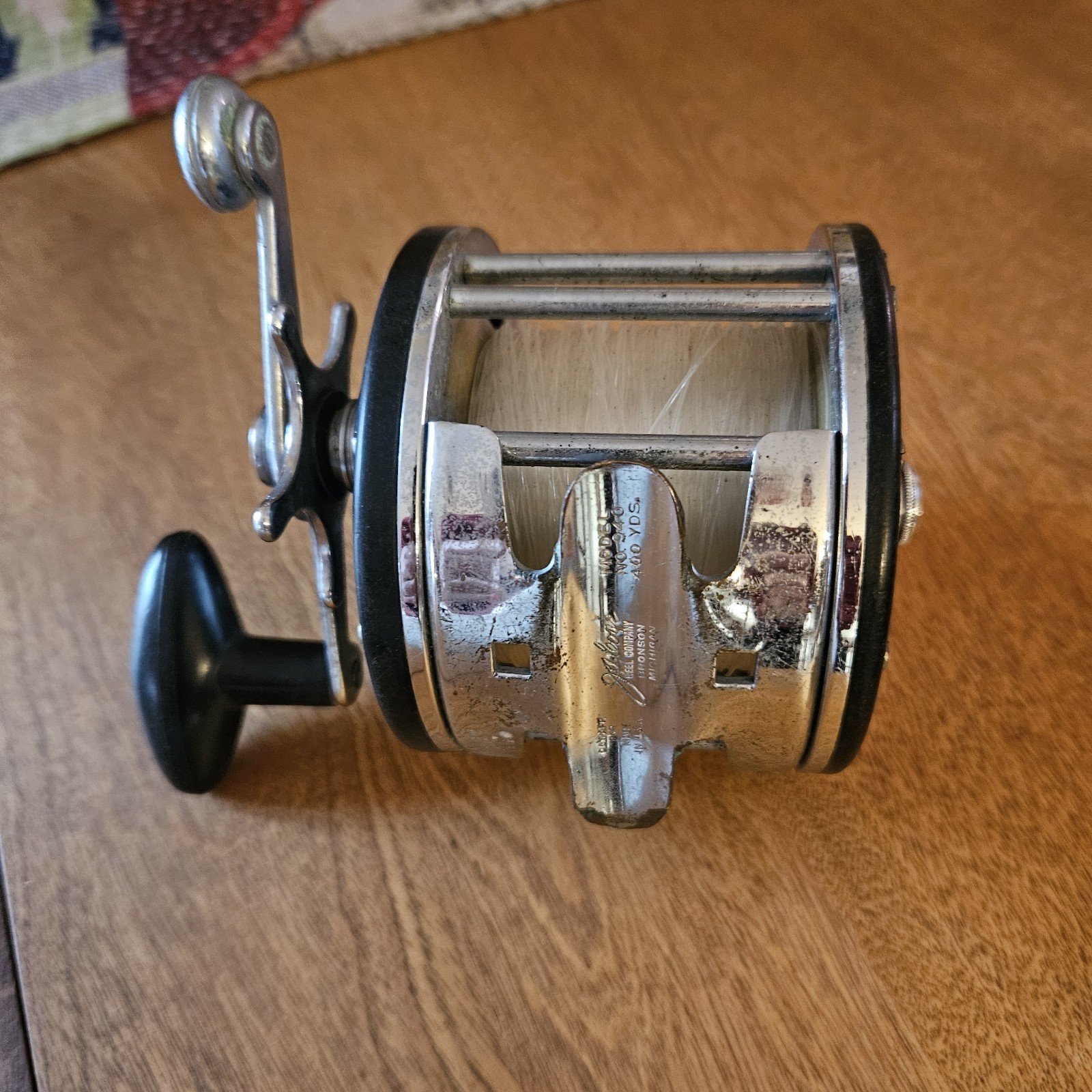 Vintage J A Coxe Fishing Reel for Rebuild or Parts