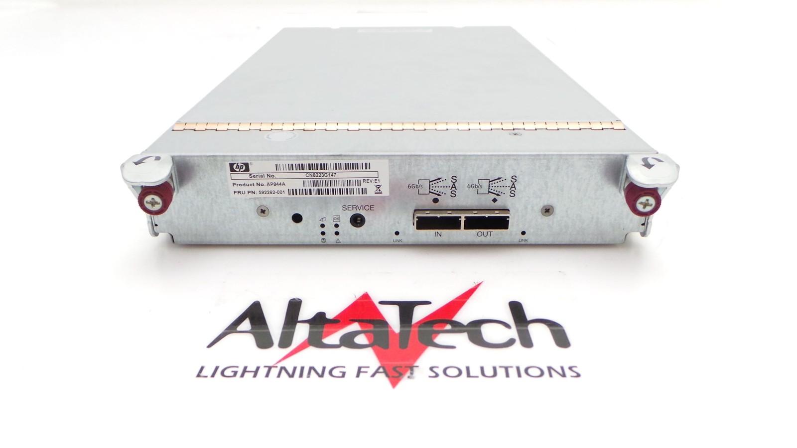 HP AP844A 592262-001 StorageWorks P2000 G3 6GB SAS I/O Drive Controller Module