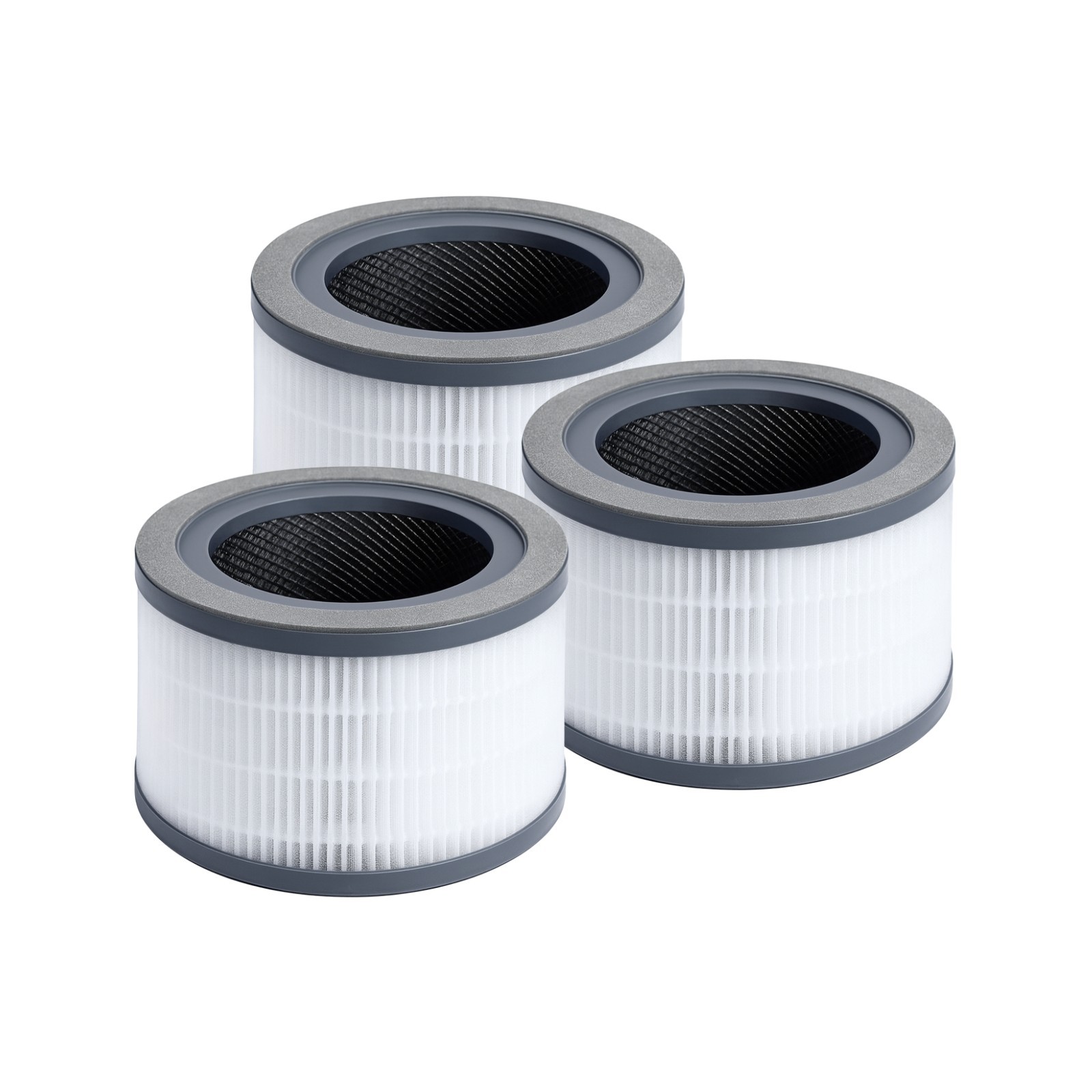 Nispira 3-in-1 True HEPA Carbon Filter for Levoit Vista 200 Air Purifier, 3 Pack
