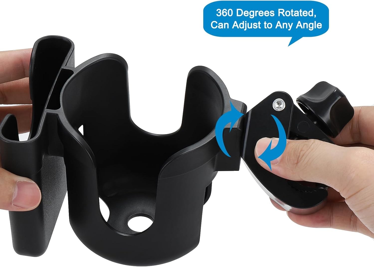 Accmor 2-in-1 Walker Cup Holder with Phone Holder, Wheelchair Cup Holder, Rollat