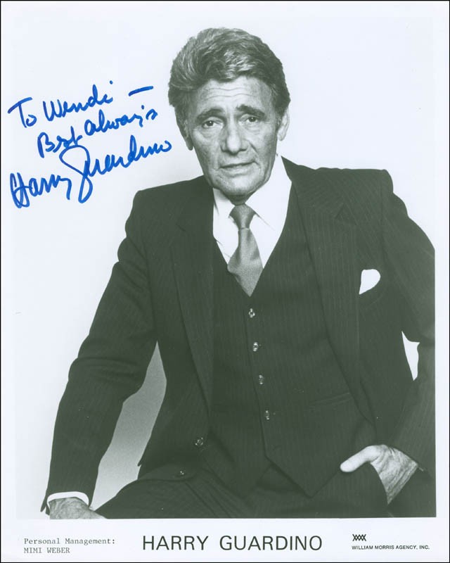 HARRY GUARDINO - INSCRIBED PHOTOGRAPH SIGNED