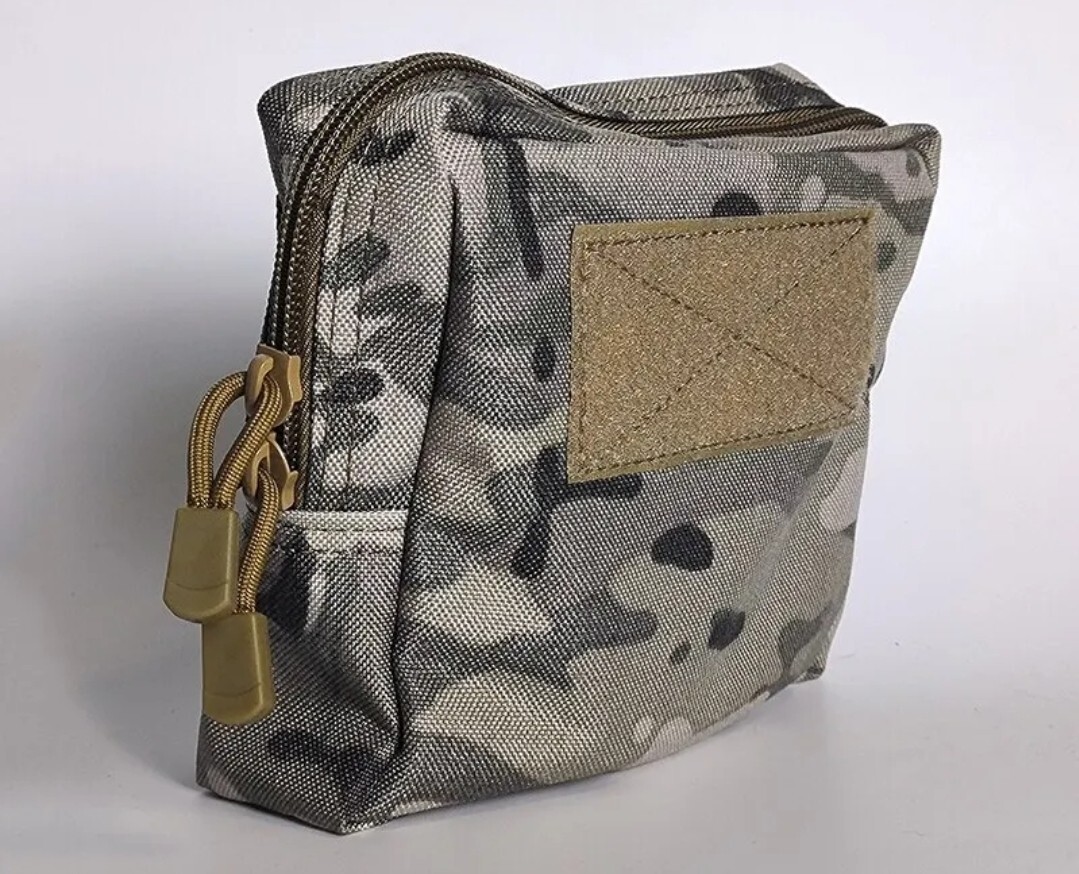 LOKI-360 TACTICAL CP CAMO TACTICAL MOLLE POUCH. MULTI-PURPOSE.  FREE SHIPPING.
