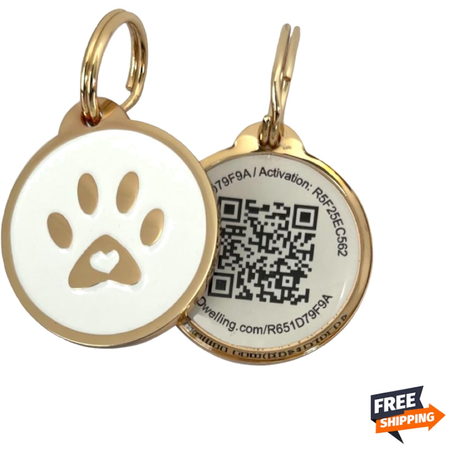 QR Pet Tag – Easy Scan Instant Location Alerts, Online Pet Profile with AI Fe...
