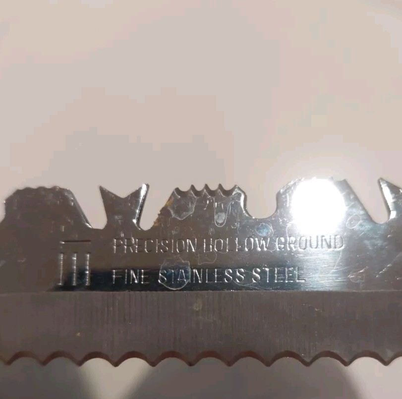 Serrated Frozen Food Hollow Knife Stainless Steel Japan