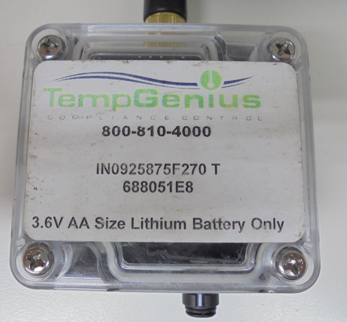 TempGenius IN0925875F270 T Wireless Temperature Sensor