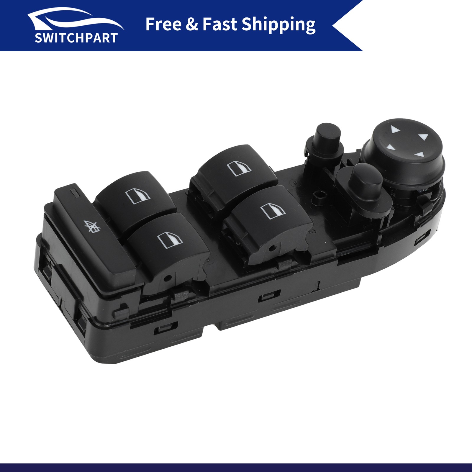 Front Left Driver Side Power Window Switch for BMW 528i 535i 550i 61319122111
