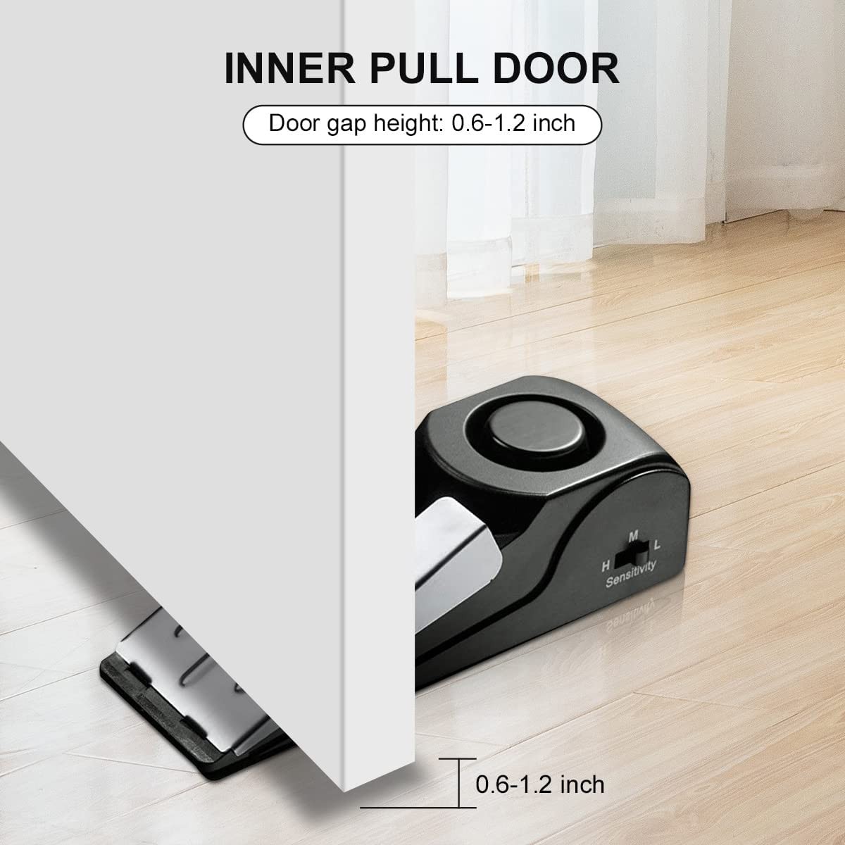 Door Stop Alarm Portable Security Hotel Door Stopper Alarm for Travel Trip