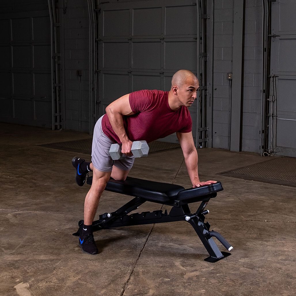 Pro ClubLine SFID325 Adjustable Bench by Body-Solid, Black