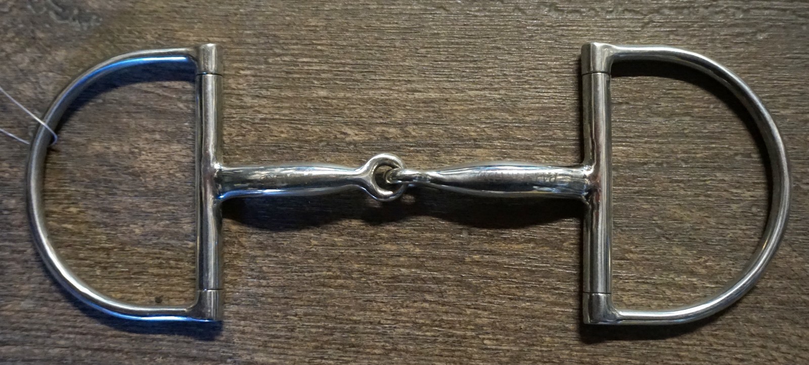 Metalab Stainless Steel 5" Big Dee Ring Jointed Snaffle Bit
