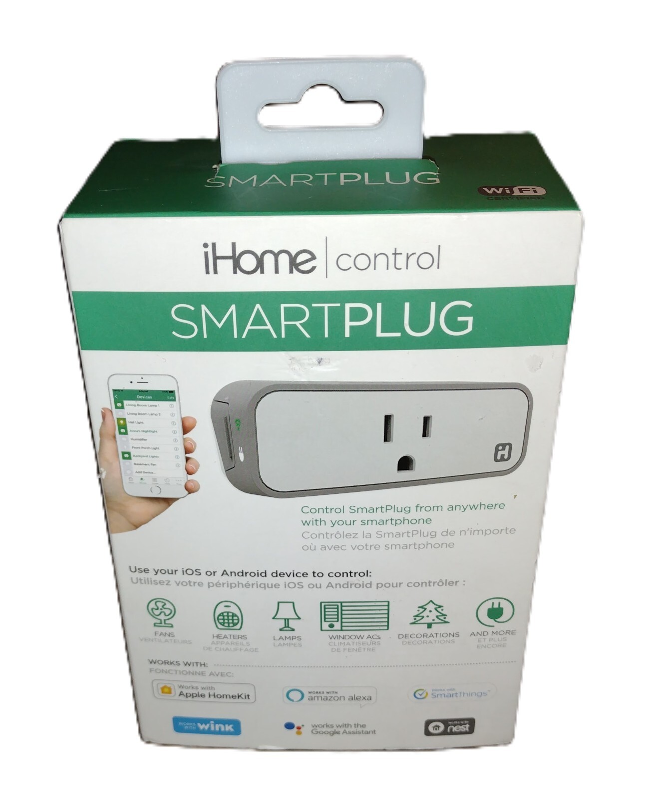 iHome ISP6 Wifi Smartplug Home Bedroom String Light IOS HomeKit APP Control NEW
